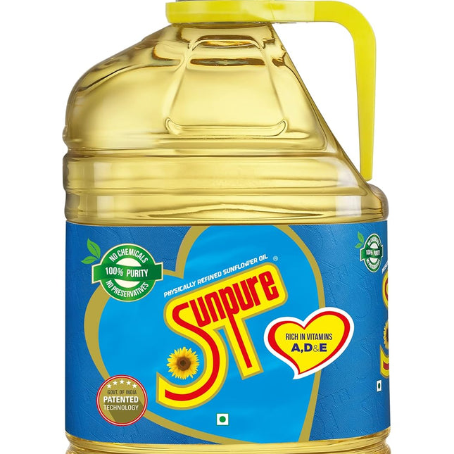 Sunpure Refined Sunflower Oil  5 Liter Can TRUEBID